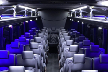 Malden Charter Bus Interior