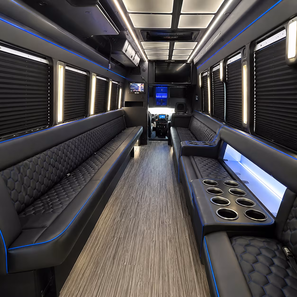 malden party bus rentals inside